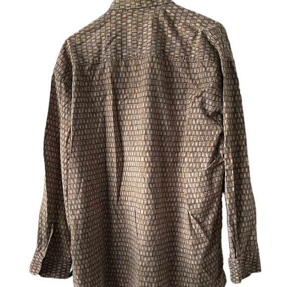 Men's Long Sleeves Shirt, Pierre Cardin, XL, Multi color, Good - Picture 3 of 5